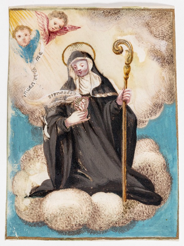 Ambito toscano sec. XVIII, Disegno di Santa Gertrude