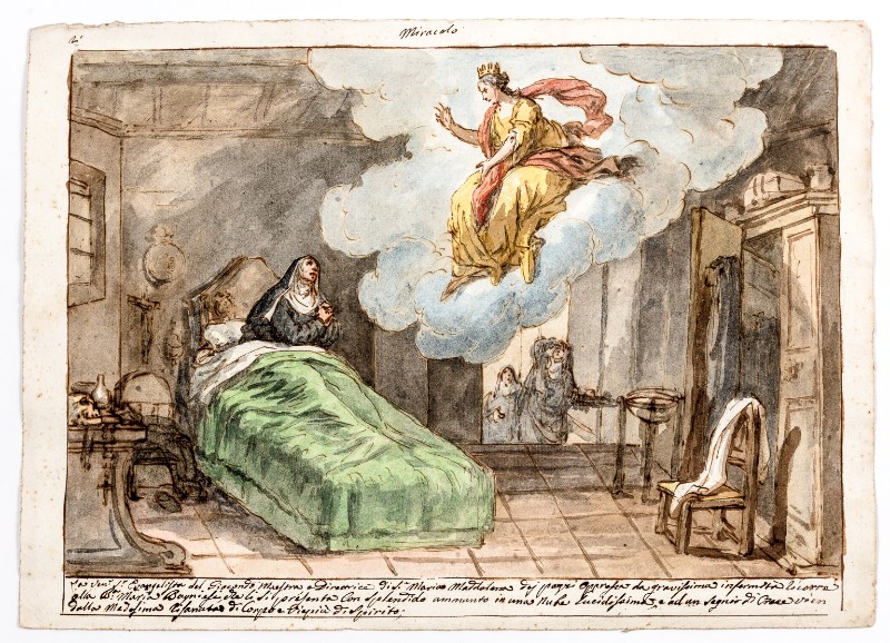 Piattoli G. (1804), Miracolo della guarigione di madre Evangelista del Giocondo