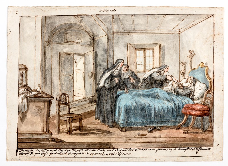 Piattoli G. (1804), Miracolo della guarigione di suor Ludovica Morelli