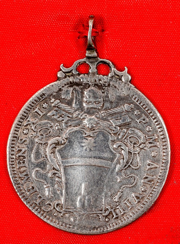 Hamerani E. (1708), Medaglia con stemma di papa Clemente XI
