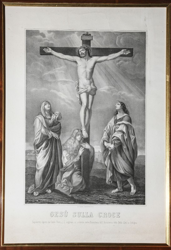 Reni Guido - ambito italiano sec. XIX, Gesù Cristo crocifisso