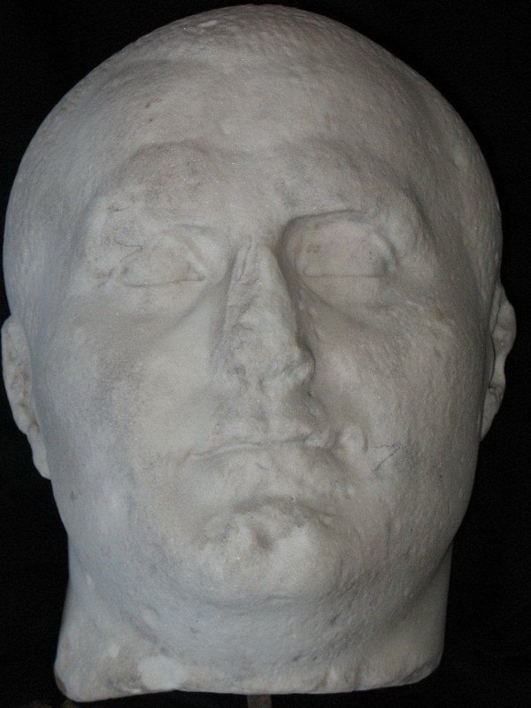 Ambito romano sec. II, Testa maschile in marmo