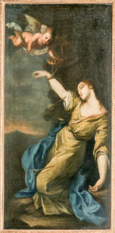 Scuola toscana (1738), Dipinto con Santa Cristina da Bolsena