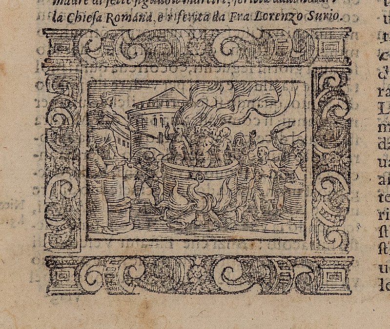 Ambito veneziano fine sec. XVI, Martirio dei figli di Santa Felicita