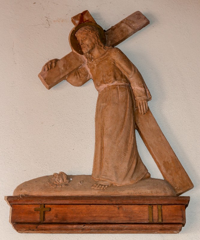 Capezzuoli C. sec. XX, Gesù Cristo caricato della croce