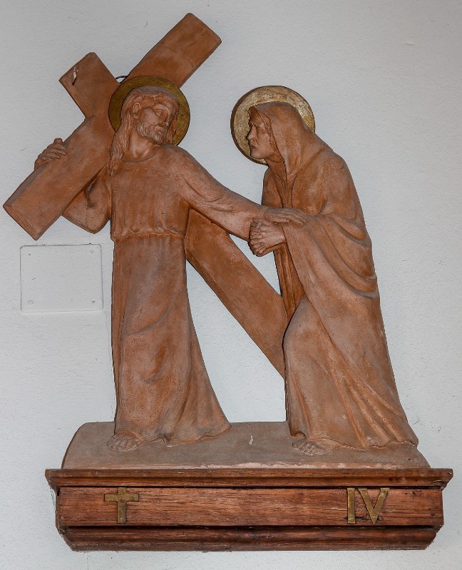 Capezzuoli C. sec. XX, Gesù Cristo incontra la Madonna e le pie donne