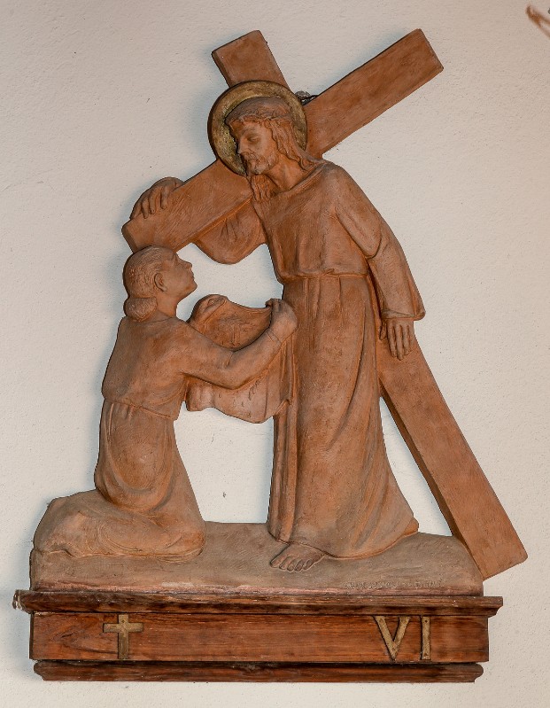 Capezzuoli C. sec. XX, Gesù Cristo asciugato dalla Veronica