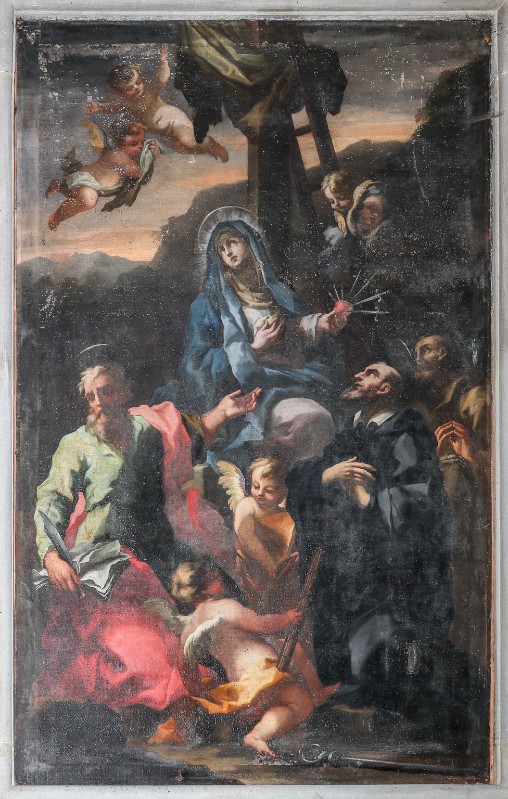 Mazzi Taddeo (1719), Madonna addolorata e santi