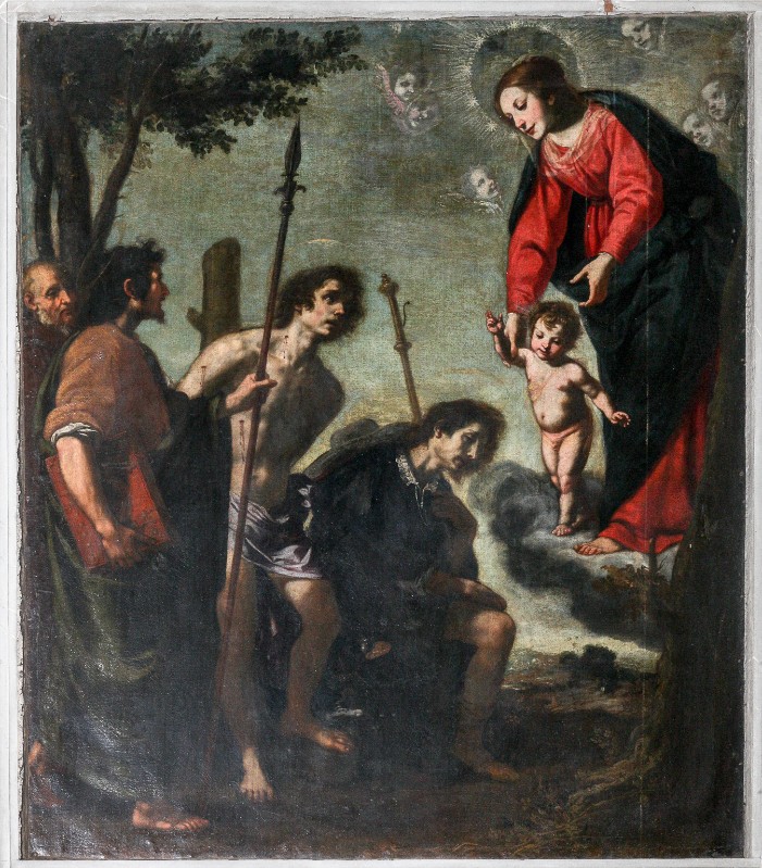 Vignali Jacopo (1630), Madonna con Gesù Bambino e santi