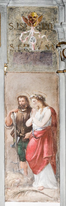 Ambito fiorentino sec. XIX, Santa Cristina da Bolsena e Sant'Isidoro