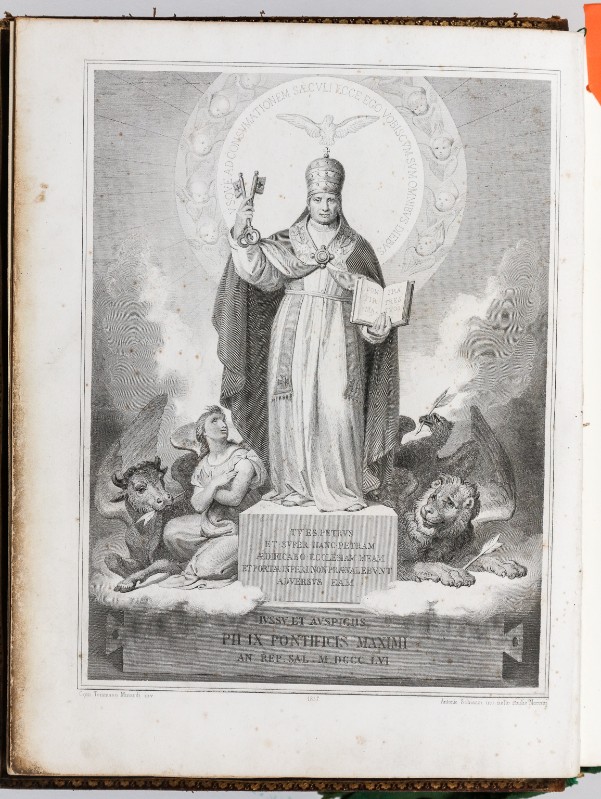 Tipografia italiana (1857), Stampa papa Pio IX