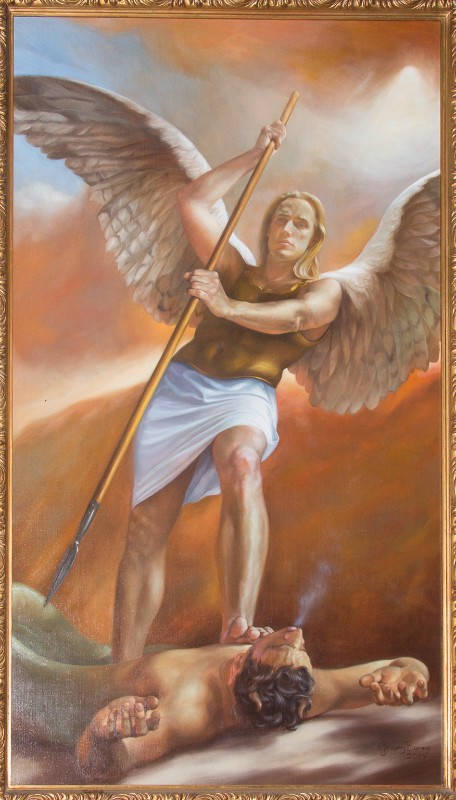 Burney Gregory (2007), Dipinto con San Michele Arcangelo