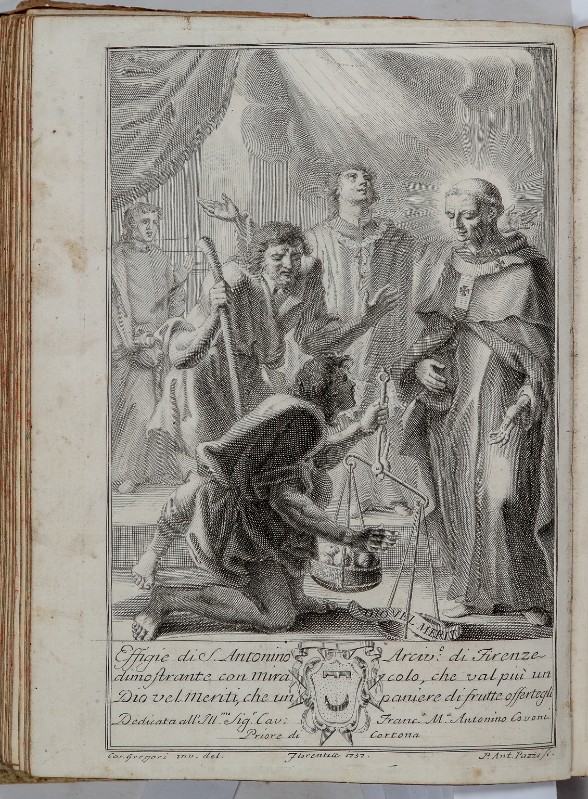 Gregori C. - Pazzi P. A. (1742), Sant'Antonino vescovo