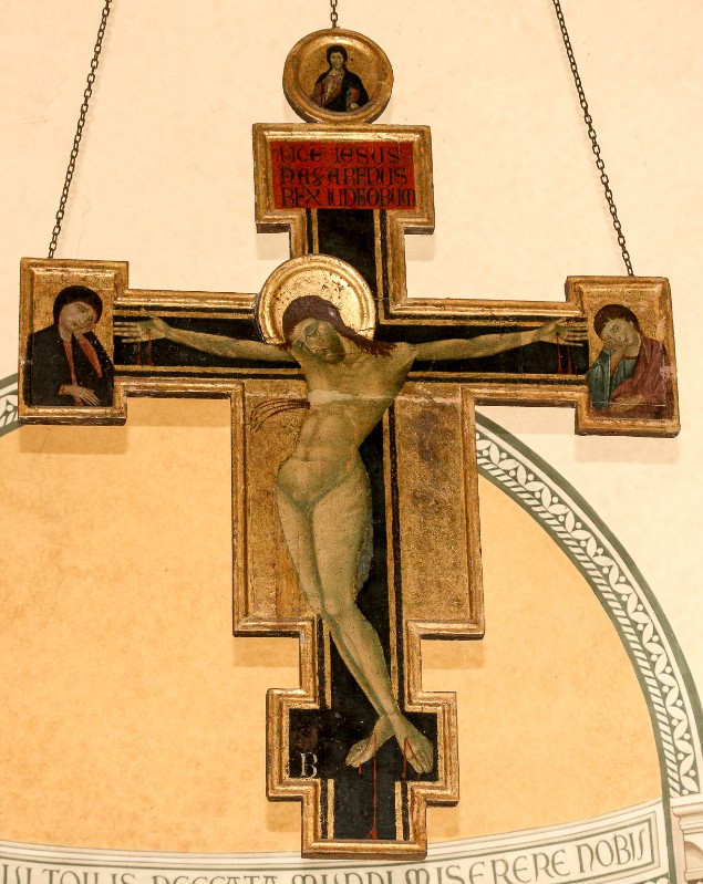 Gaddi G. fine sec. XIII, Croce dipinta con i Dolenti