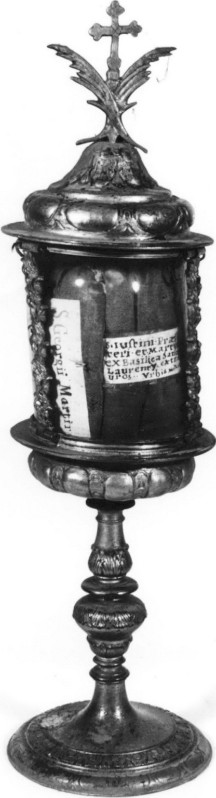 Bott. romana sec. XVIII, Reliquiario a vaso di San Gallicano e Ilarino