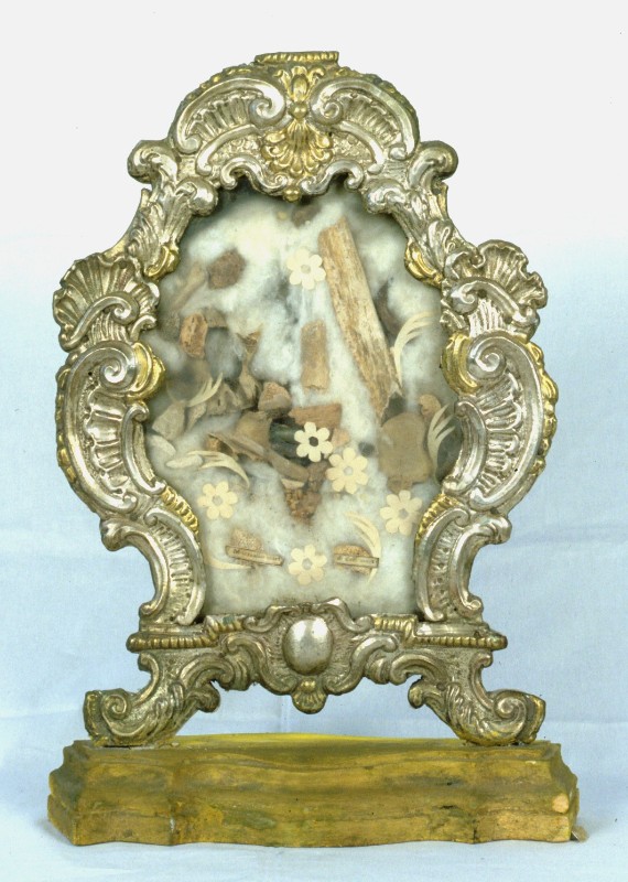 Bott. abruzzese sec. XIX, Reliquiario a tabella di San Fausto