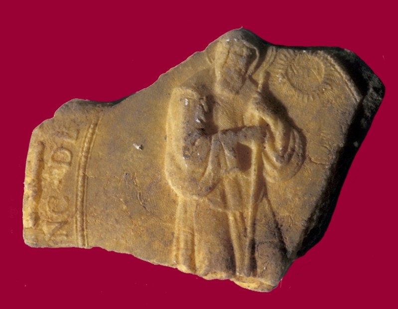 Bott. romana sec. XVII, Agnus Dei e S. Francesco di Paola
