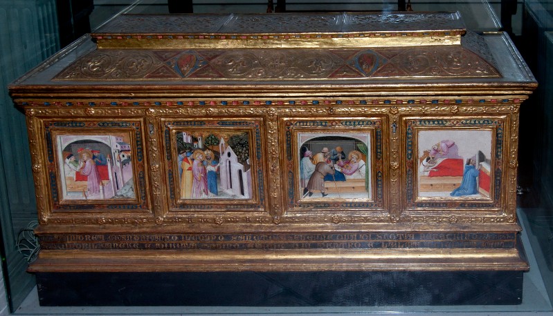 Scuola fiorentina sec. XIV, Urna con storie di Sant'Andrea di Scozia