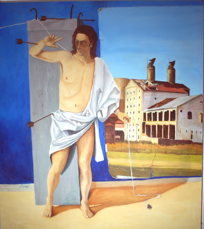 Scarapazzi sec. XX, Dipinto di San Sebastiano