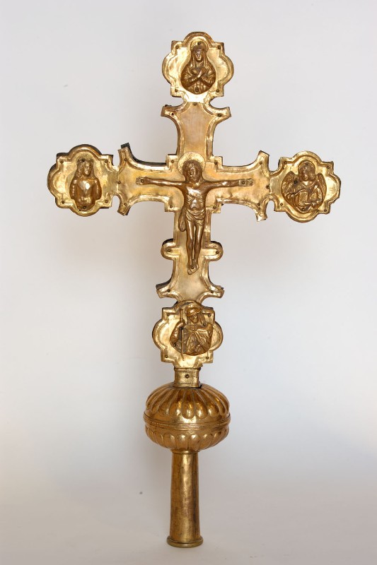 Bottega veneziana secc. XIV-XV, Croce astile