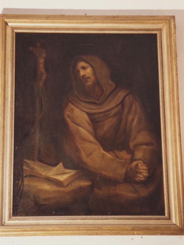 Borzone L. sec. XVII, San Francesco d'Assisi in meditazione