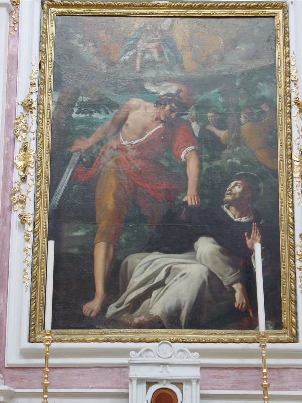 Ambito toscano sec. XVII, Martirio di San Pietro da Verona