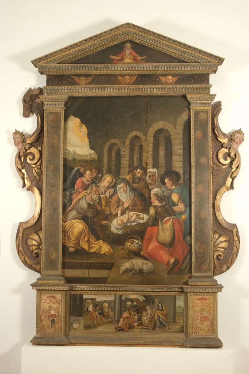 Naurizio P. (1591), Ancona lignea dipinta