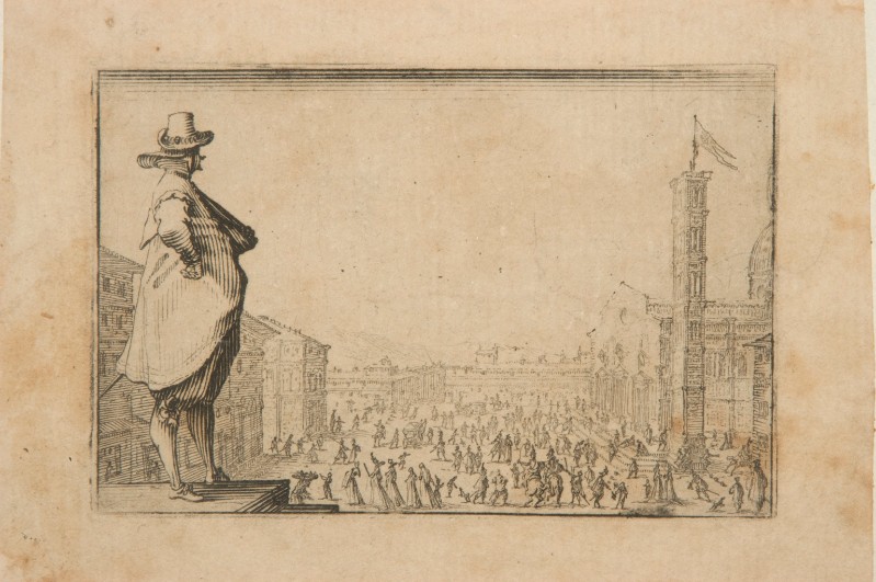Callot J. (1617), Piazza del Duomo a Firenze
