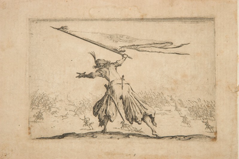 Callot J. (1617), Porta-stendardo