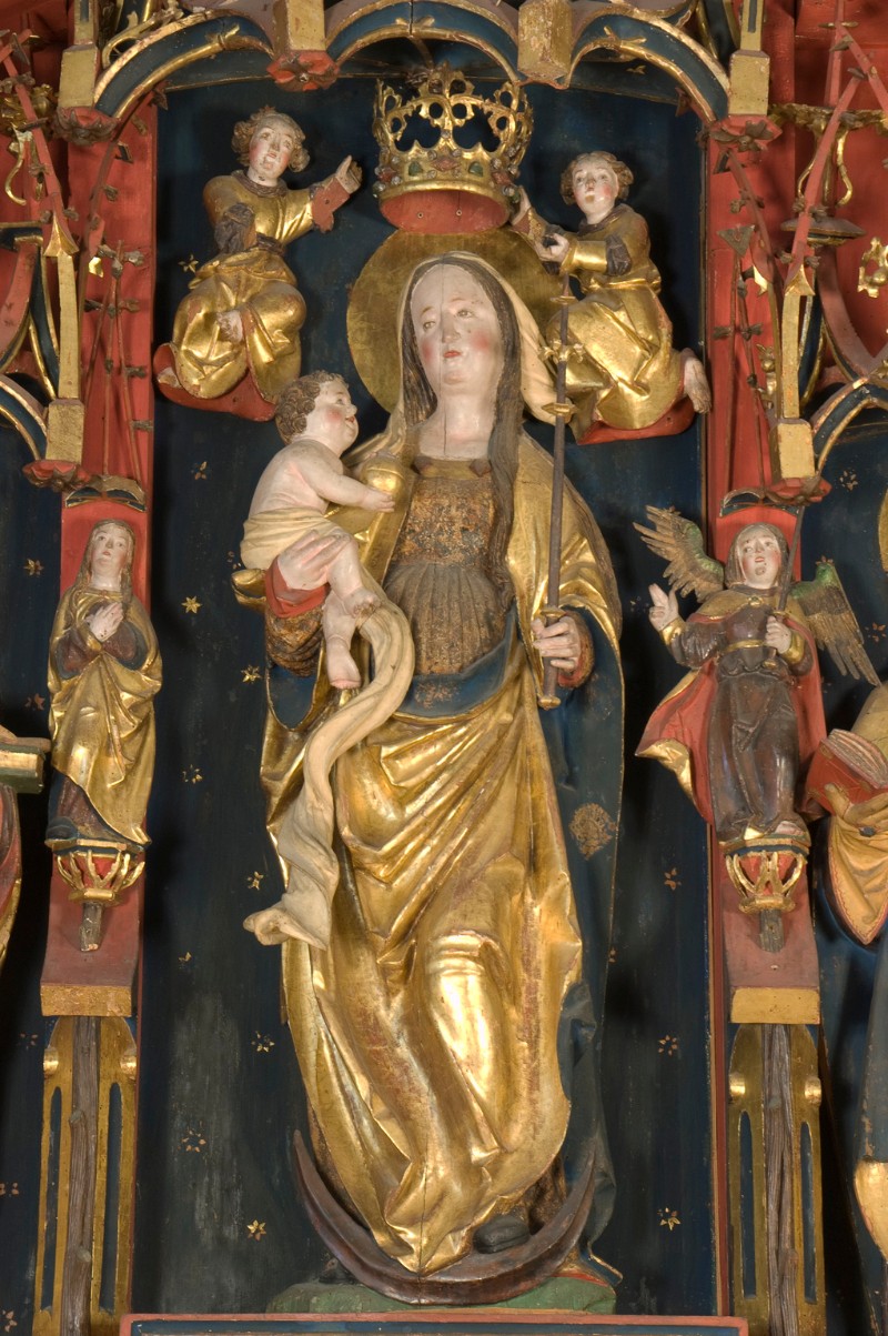 Bottega sveva (1520), Madonna con Gesù Bambino