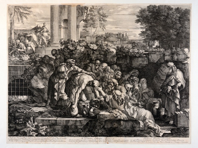 Bourdon S. (1669-1671), Abdia porta da bere ai profeti perseguitati da Gezabele