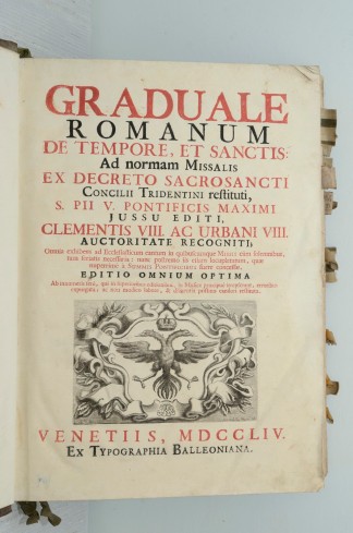 Graduale romano a stampa, 1754
