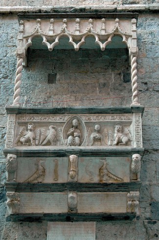 Bottega genovese sec. XV, Tomba di Antonio Grimaldi