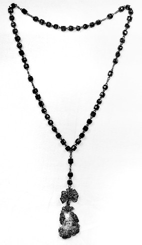 Bott. emiliana sec. XIX, Corona del rosario lungh. 40