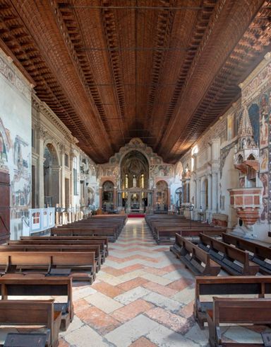 Carena (copertura carenata)<br>Chiesa dei Santi Fermo e Rustico - Verona (VR)