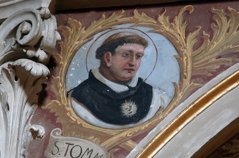 Girosi G. secondo quarto sec. XX, San Tommaso d'Aquino in olio su tela