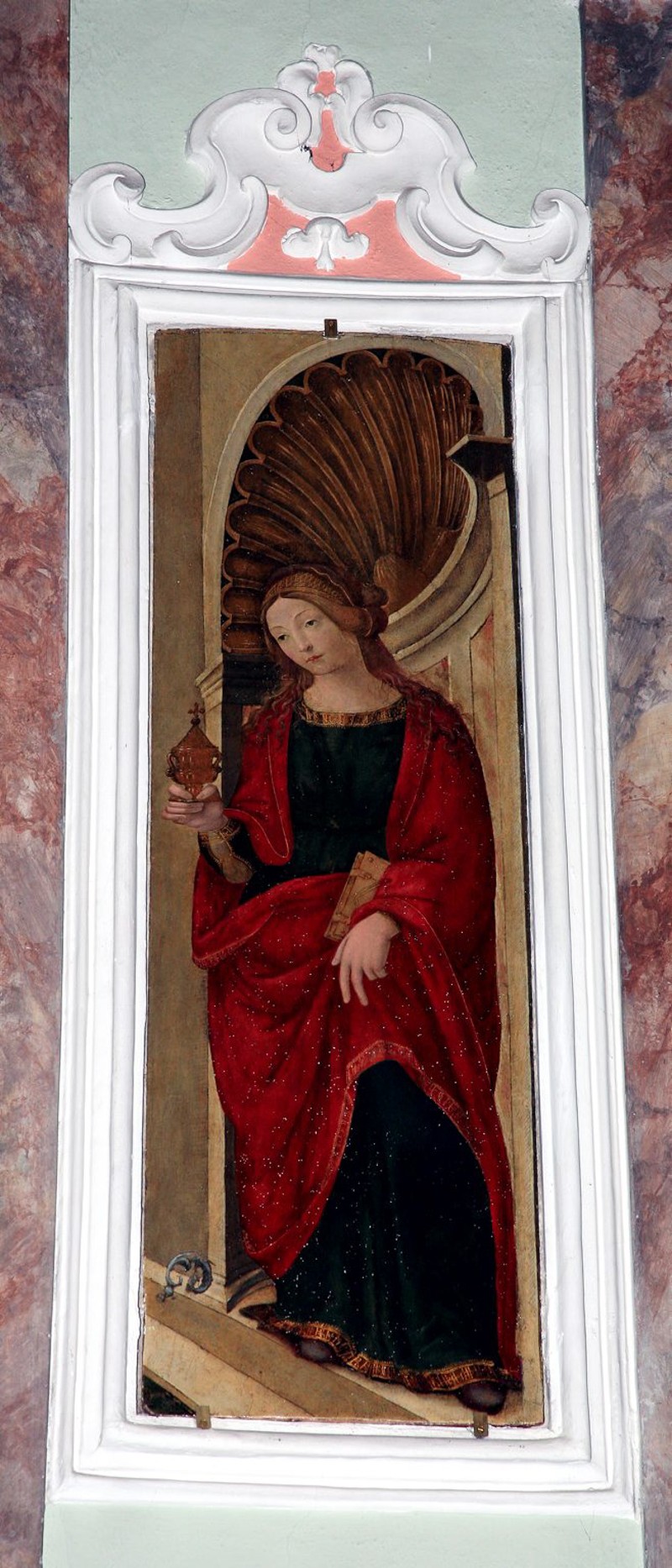 Maestranze toscane sec. XVIII, Cornice in stucco di Santa Maria Maddalena