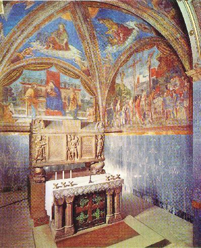 Cappella di San Catervo - Sarcofago di Flavio Giulio Catervo, seconda metà del  IV secolo.