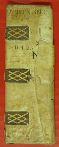 Vacchetta in pergamena, secolo XVII