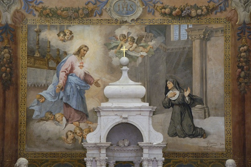 Mariani A. (1930), Gesù Cristo appare a S. Margherita Alacoque