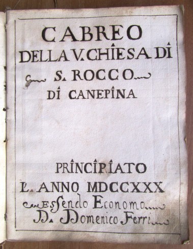 Cabreo, 1730