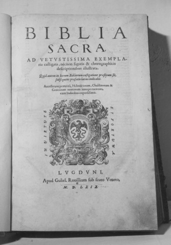 Bibbia stampata a Lione nel 1569