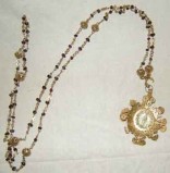 Ambito sardo sec. XIX, Corona del rosario in argento