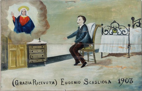 Ambito piemontese (1903), Ex voto Scagliola