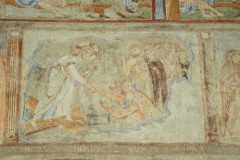 Scuola campana-cassinese sec. XI, Affresco con Cristo che discende al limbo