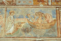 Scuola campana-cassinese sec. XI, Affresco Cristo appare ai discepoli sul lago