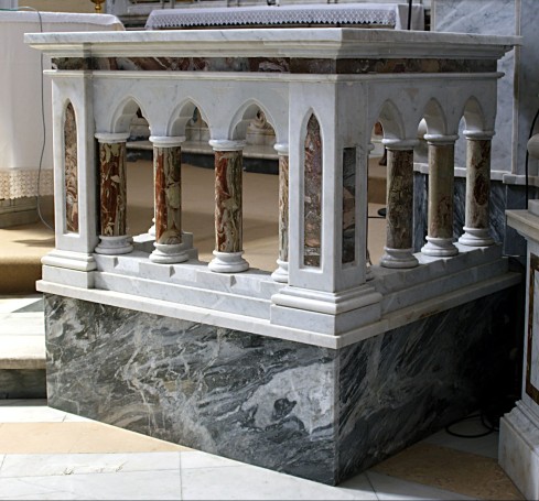 Bottega campana sec. XIX, Balaustra di marmo