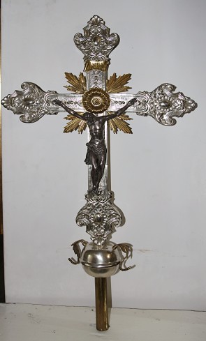 Bottega campana sec. XIX, Croce processionale