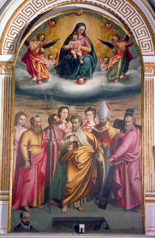 Roncalli C. (1620), Assunzione della Madonna e santi