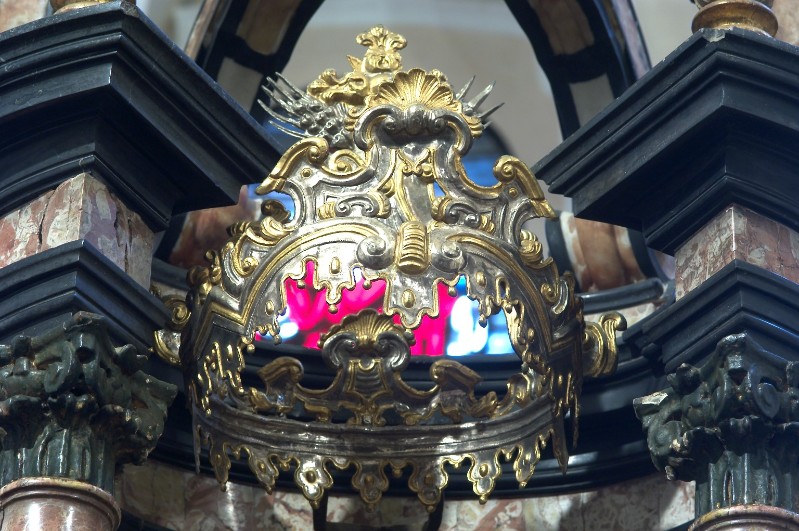 Ambito lombardo sec. XVIII, Corona del baldacchino da altare